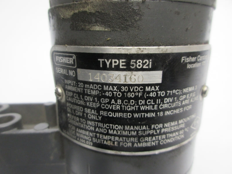 FISHER 582I 30VDC UNMP