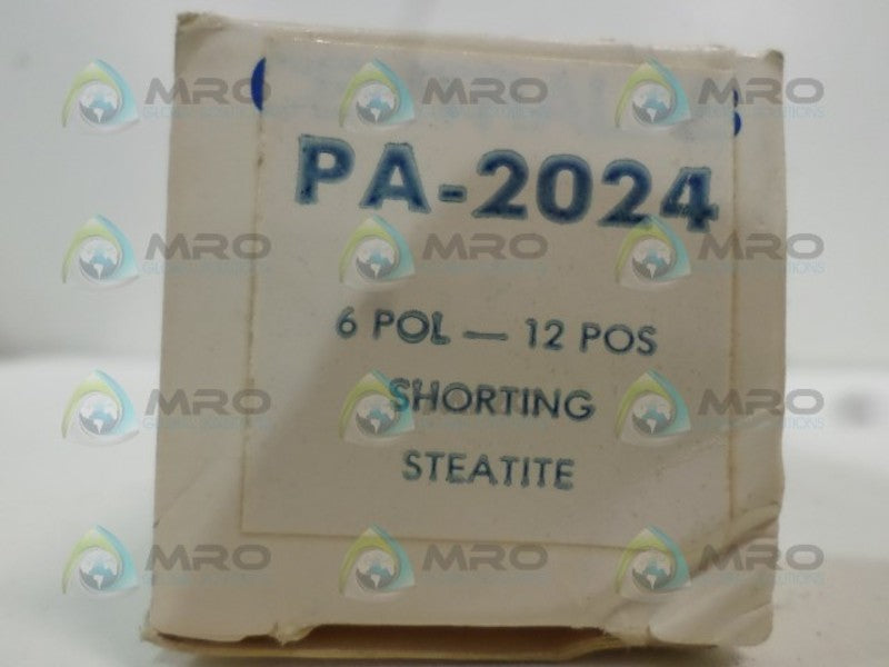 CENTRALAB PA-2024 SHORTING STEATITE ROTARY SWITCH NSMP