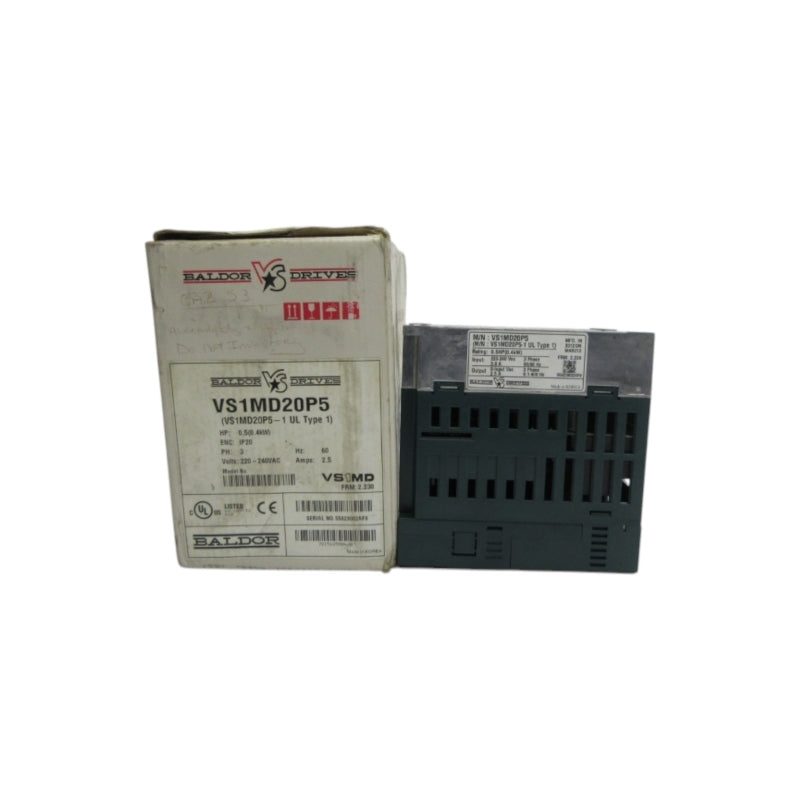 BALDOR VS1MD20P5 220-240VAC 3.9A NSMP