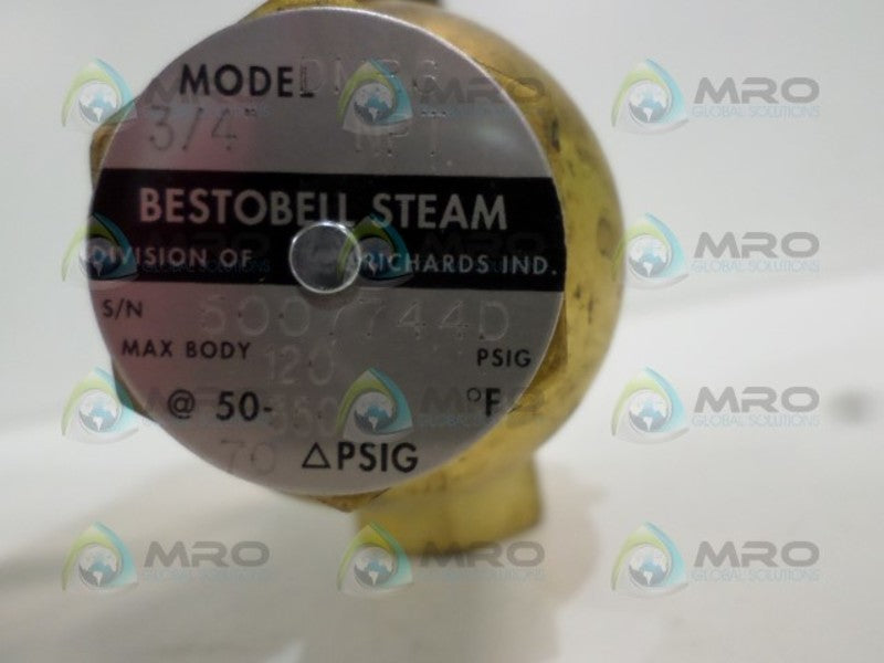 BESTOBELL DMR6 STEAM VALVE 3/4" NSMP