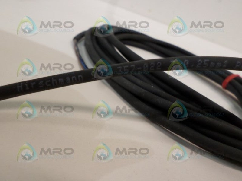 HIRSCHMANN 933 357-022 WIRE EXRENSION SENSOR CONNECTOR  NSNP