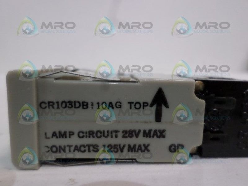 GENERAL ELECTRIC CR103DB110AG ILLUMINATED PUSHBUTTON UNMP