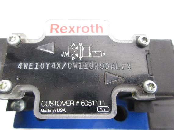 REXROTH 4WE10Y4X/CW110N9DAL/V 110/120V NSNP