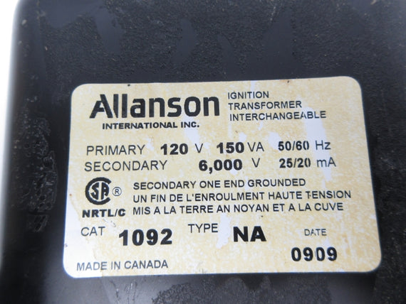 ALLANSON 1092NA 120V NSNP
