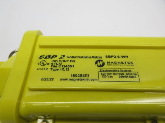 MAGNETEK SBP2-6-WH NSNP