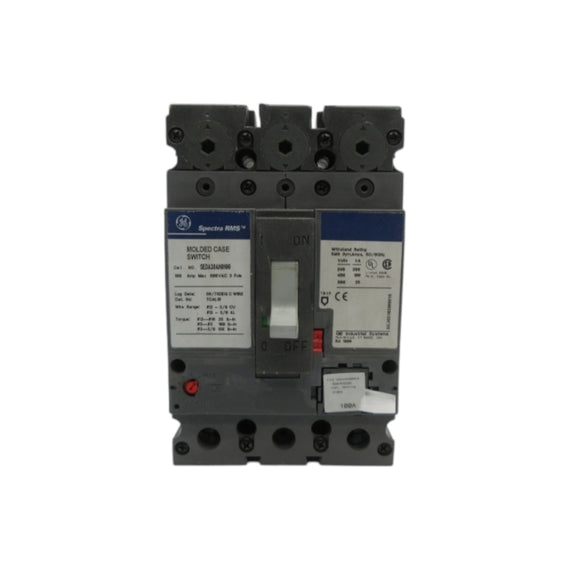 GENERAL ELECTRIC SEDA36AN0100 600VAC 100A NSNP