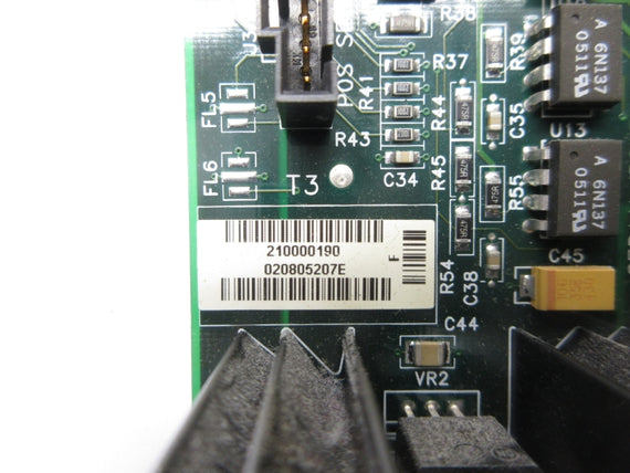 CIRCUIT BOARD 210000190 020805207E UNMP