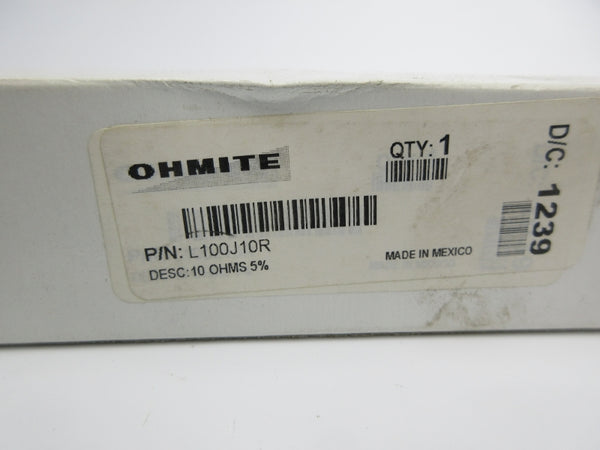 OHMITE L100J10R NSMP