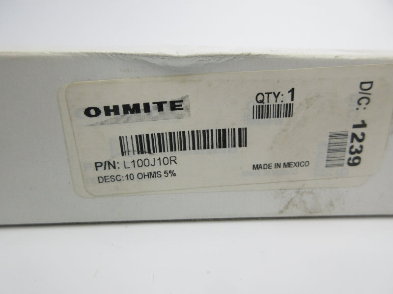 OHMITE L100J10R NSMP