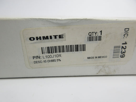 OHMITE L100J10R NSMP