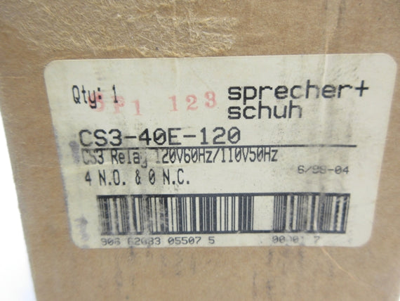 SPRECHER+SCHUH CS3-40E-120 110/120V NSMP