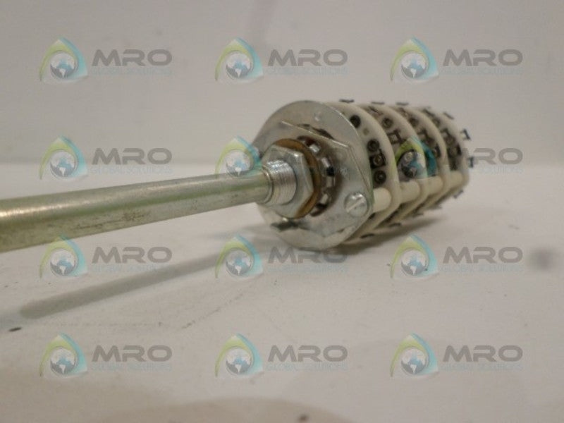 CENTRALAB PA-2026 SHORTING STEATITE ROTARY SWITCH NSMP