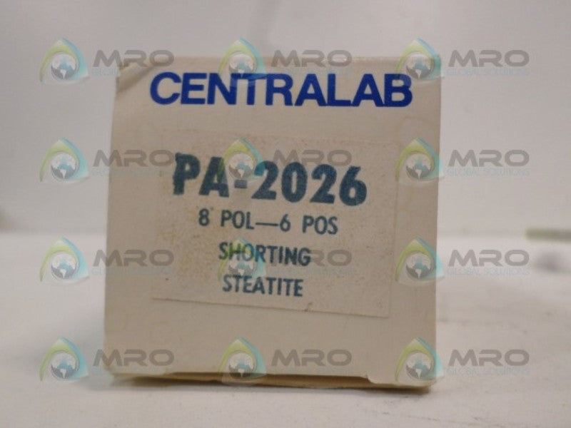 CENTRALAB PA-2026 SHORTING STEATITE ROTARY SWITCH NSMP