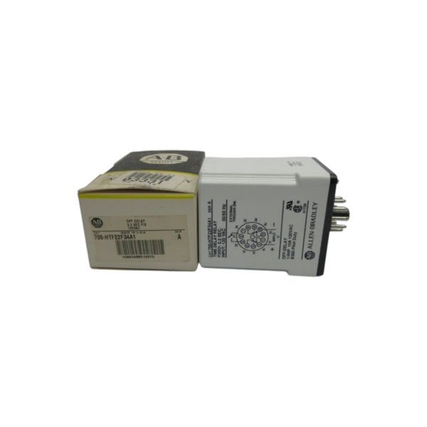 ALLEN BRADLEY 700-HTF22F34A1 SER. A 120VAC 0.2S (BK/YL) NSMP