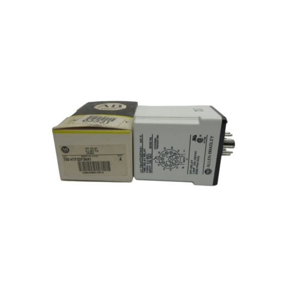 ALLEN BRADLEY 700-HTF22F34A1 SER. A 120VAC 0.2S (BK/YL) NSMP