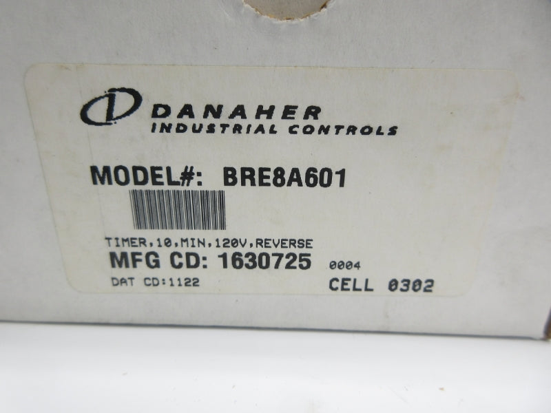DANAHER BRE8A601 120VAC 0-10M NSMP