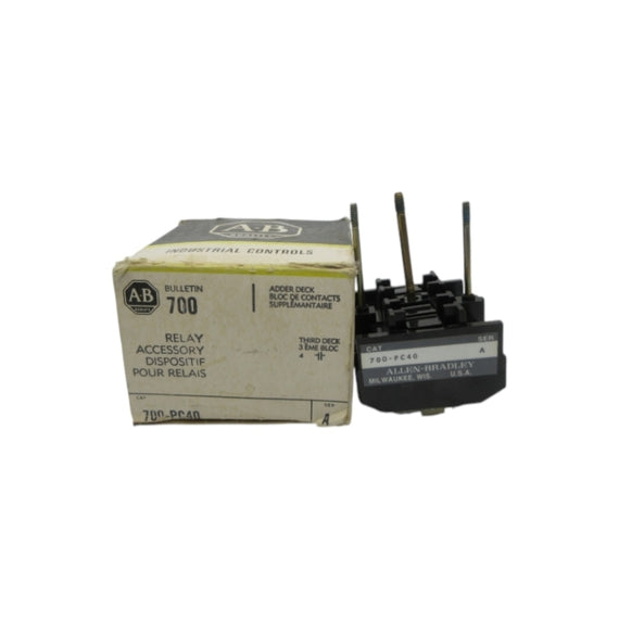 ALLEN BRADLEY 700-PC40 SER. A (BK/YL) NSMP