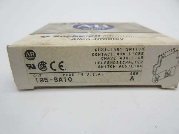 ALLEN BRADLEY 195-BA10 SER. A 600V  1.2A (GY/BL) NSMP