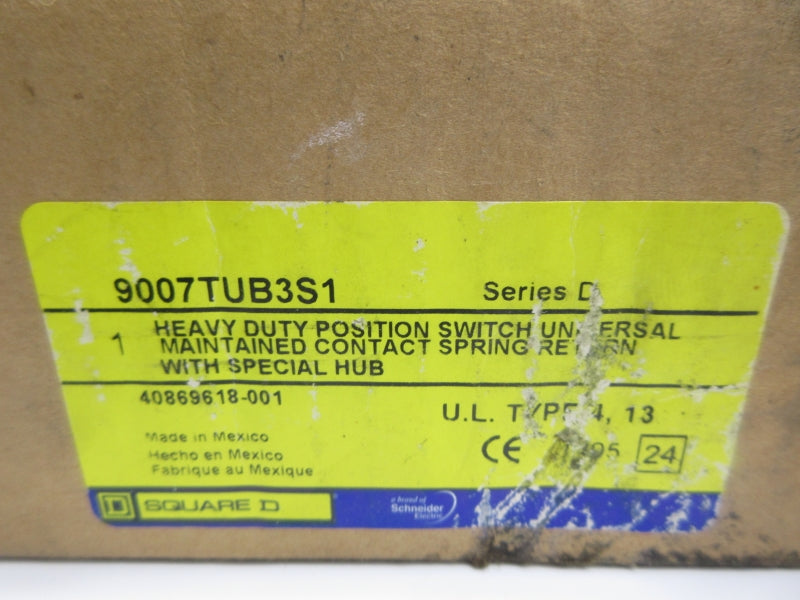 SQUARE D 9007TUB3S1 SER. D NSMP