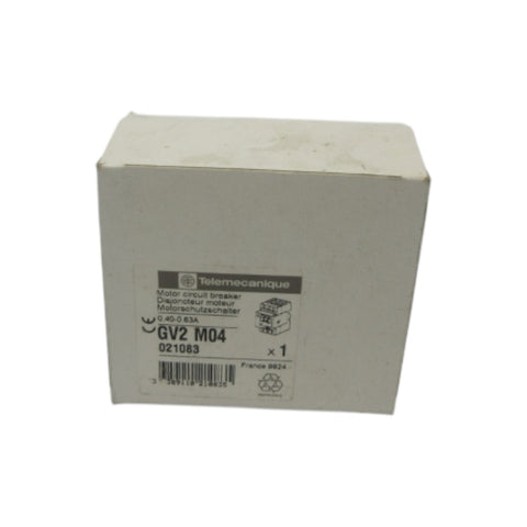 TELEMECANIQUE GV2M04 0.40-0.63A NSFS