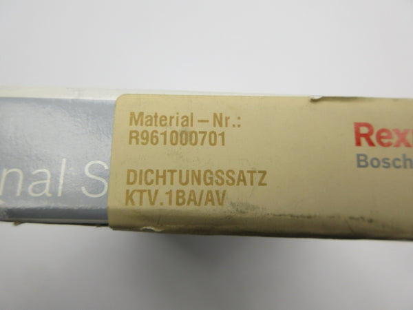 REXROTH KTV.1BA/AV R961000701 NSFS