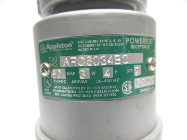 APPLETON ARC6034BC 600VAC 60A NSNP