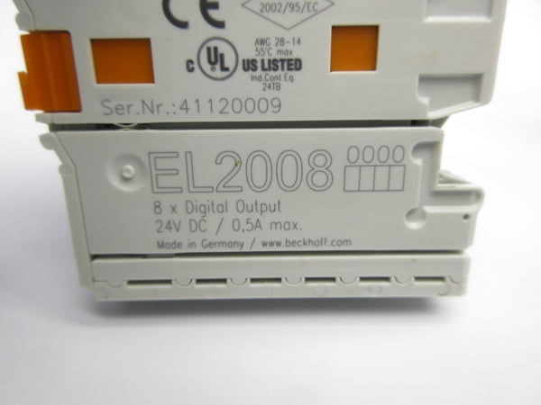 BECKHOFF EL2008 24VDC 0.5A NSNP