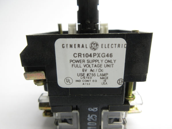 GENERAL ELECTRIC CR104PXG46 6VAC/DC (AS PICTURED) NSNP