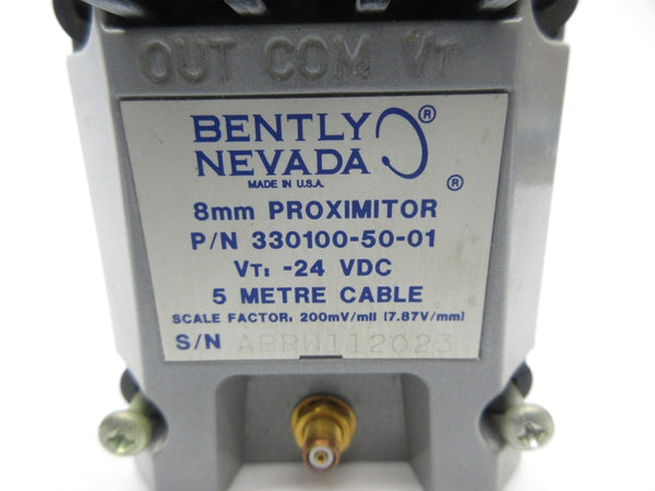 BENTLY NEVADA 330100-50-01 24VDC NSNP