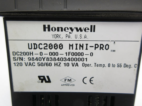 HONEYWELL DC200H-0-000-1F0000-0 120VAC NSNP