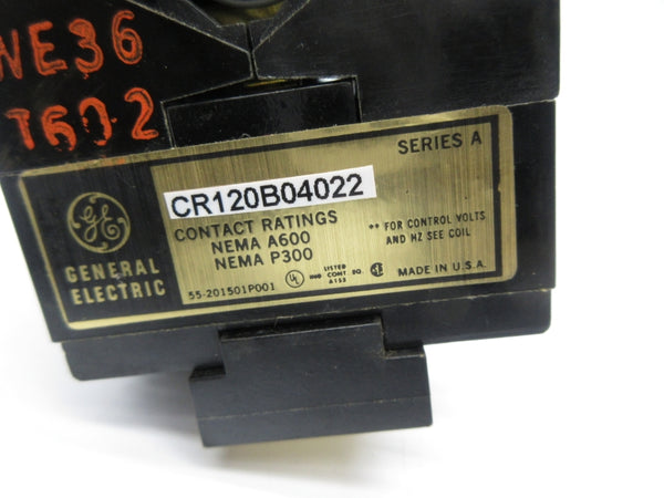GENERAL ELECTRIC CR120B04022 SER. A 110/120V NSNP