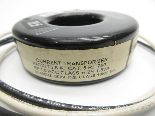 E.I.L. 5RL-750 600V 75:5A NSNP