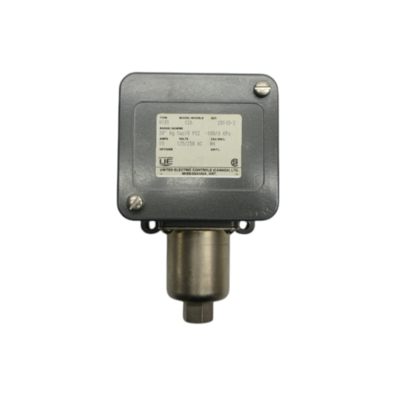 UNITED ELECTRIC H105-126 125/250VAC 15A 30"HGVAC/0PSI NSNP