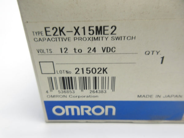 OMRON E2K-X15ME2 12-24VDC 2M NSMP
