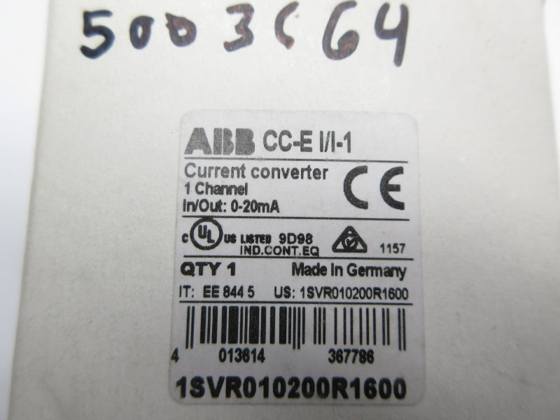 ABB CC-EI/I-1 1SVR010200R1600 NSMP