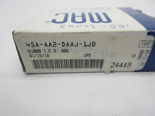MAC 45A-AA2-DAAJ-1JB 110/120V 120PSI NSMP