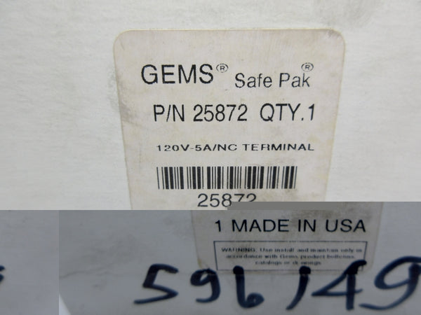 GEMS 25872 120VAC 5A NSMP