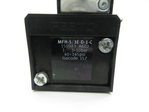 FESTO MFH-5/3E-D-1-C 150983 40-145PSI NSNP
