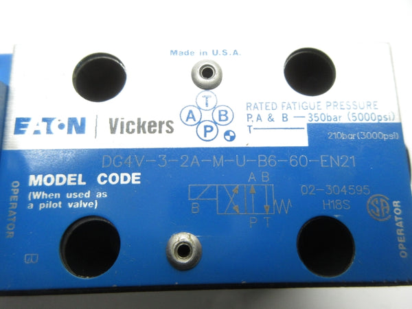 EATON DG4V-3-2A-M-U-B6-60-EN21 02-304595 110/120V 5000PSI NSNP