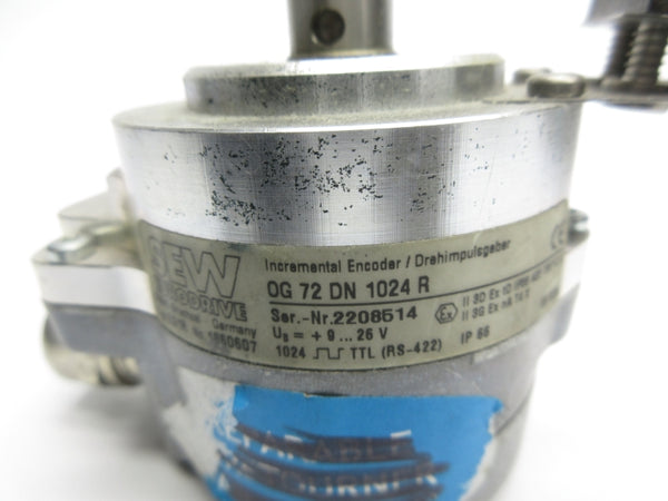 SEW EURODRIVE OG72DN1024R 9-26V UNMP