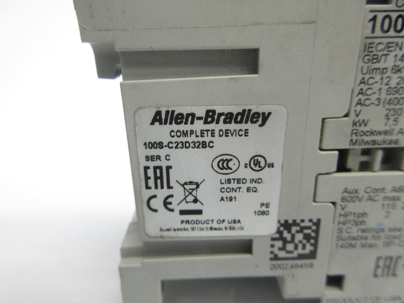 ALLEN BRADLEY 100S-C23D32BC SER. C 110/120V NSNP