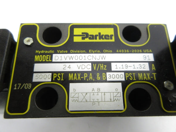 PARKER D1VW001CNJW91 24VDC 1.19-1.32A 5000PSI NSNP