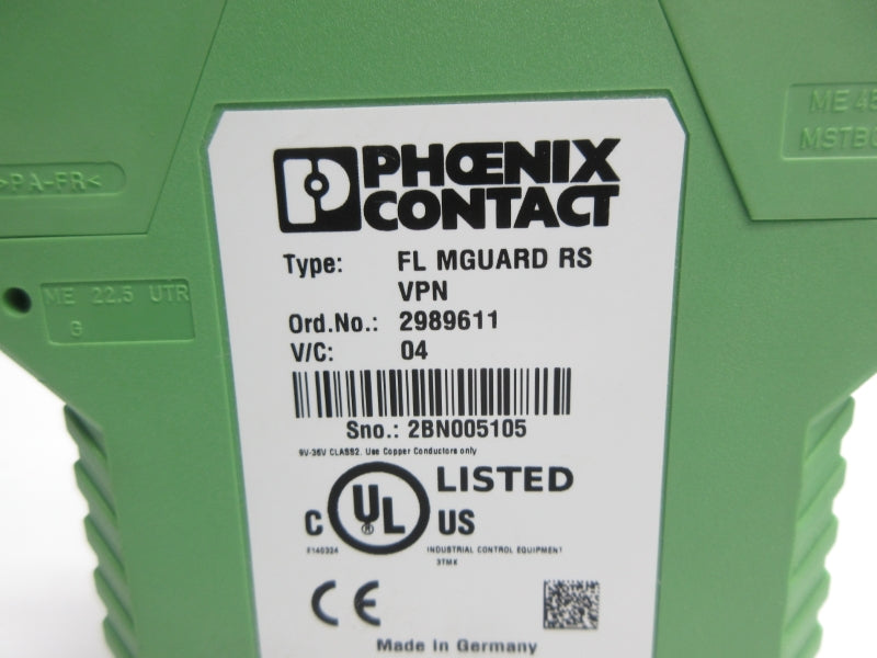 PHOENIX CONTACT FLMGUARDRSVPN 2989611 NSNP