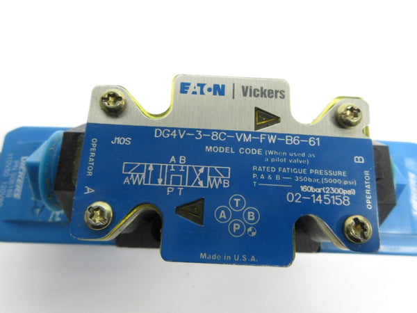EATON DG4V-3-8C-VM-FW-B6-61 02-145158 110/120V 2300PSI NSNP