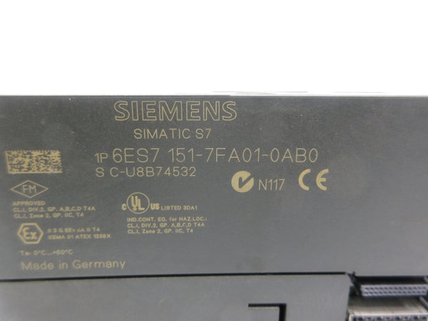 SIEMENS 6ES7151-7FA01-0AB0 NSNP