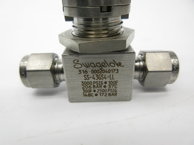 SWAGELOK SS-43GS4-LL 3000PSI NSNP