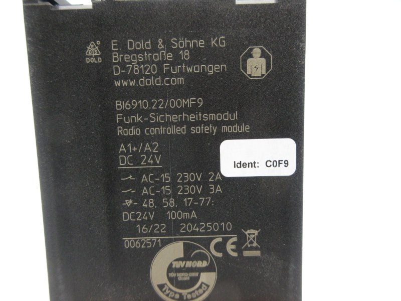 E.DOLD & SOHNE BI6910.22/00MF9 24VDC NSNP