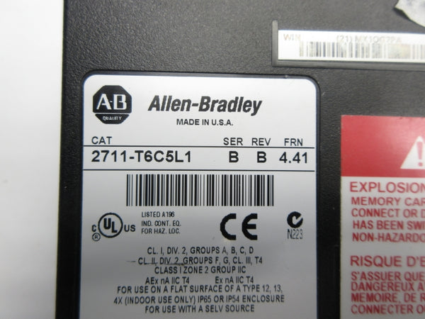 ALLEN BRADLEY 2711-T6C5L1 SER. B F/W 4.41 NSNP