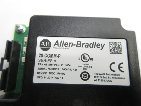 ALLEN BRADLEY 20-COMM-P SER. A F/W 1.004 5VDC NSNP