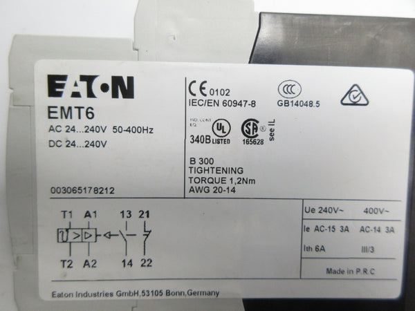 EATON EMT6 24-240VAC NSNP